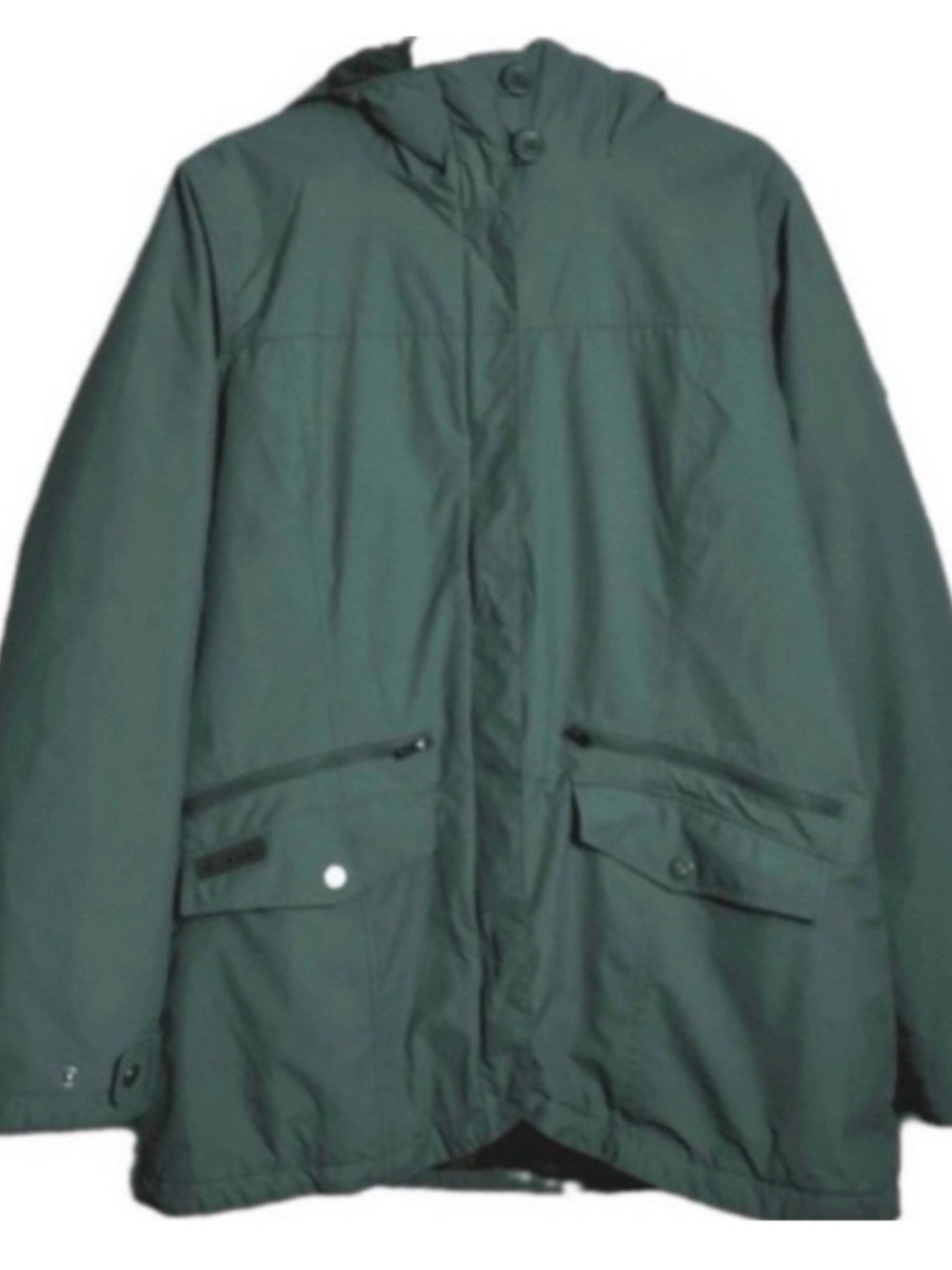 Columbia Sage Green Hooded Warm Winter Casual Jacket Water-repellent L